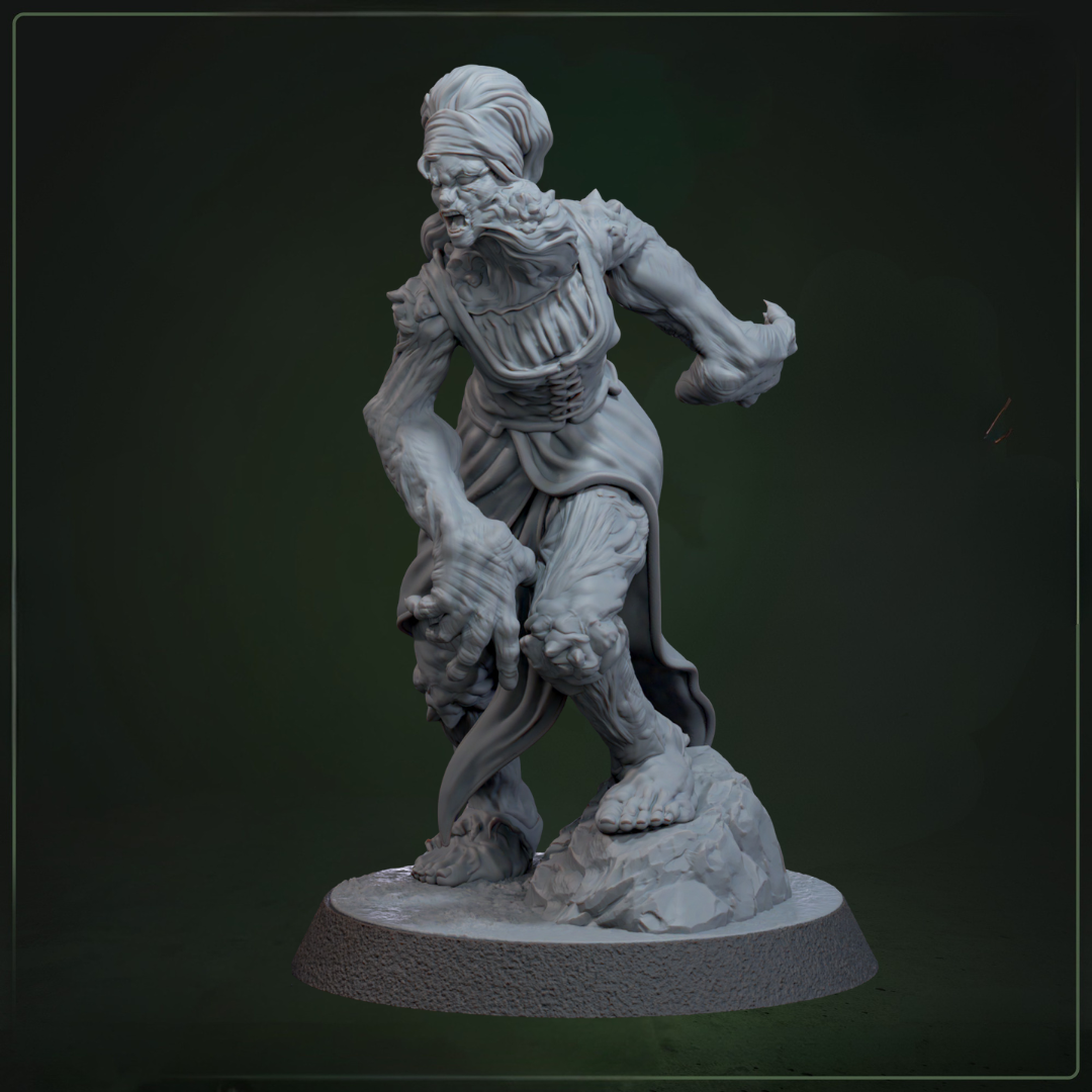Fell Wanderer5 Warband Verdoemde Bosgeesten D&D miniaturen - angstaanjagende corrupted nature spirits met misty tendrils, premium DND miniaturen fantasy horror warband voor TTRPG campaigns uit Nederland bij Quest & Craft