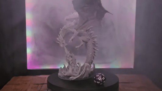 Adult Tarralith Dragon - D&D Miniaturen Large Scale Tarr-Gedoemde Draak uit Tarralith Dragon Evolution