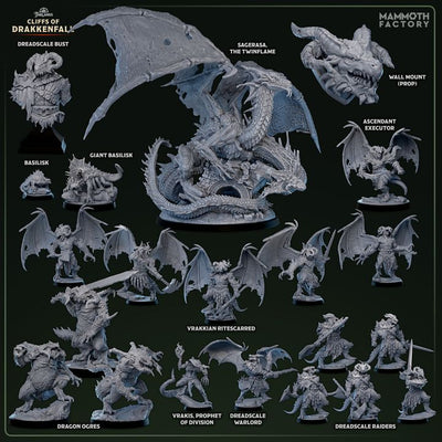 Cliffs of Drakkenfall - Epische D&D Miniaturen Jungle Collectie