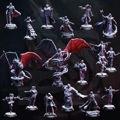 Crimson Masquerade - Exclusieve D&D Miniaturen Vampier Collectie