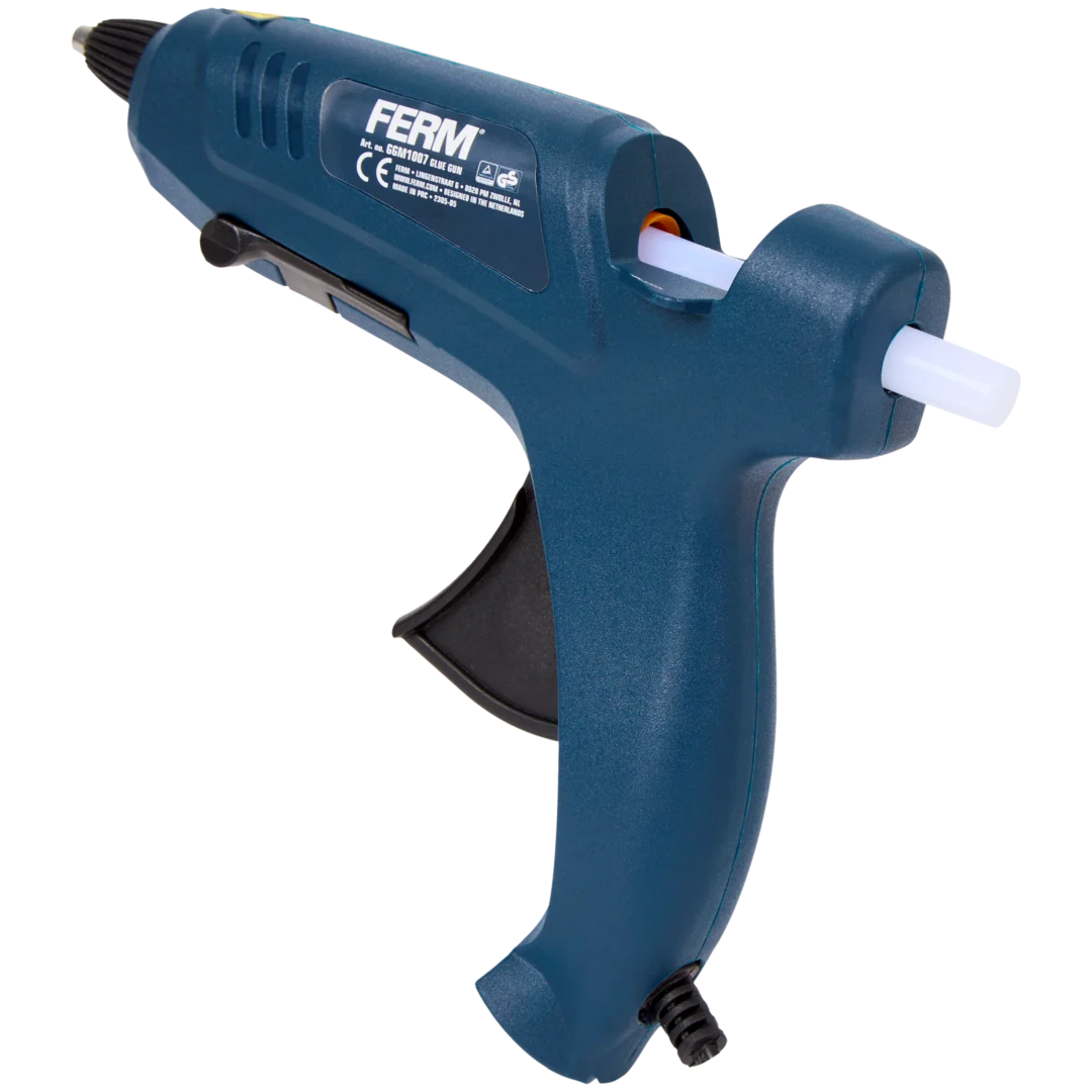 FERM GGM1004 Lijmpistool – 75W voor Hout, Kunststof, Textiel & Meer