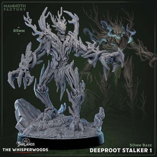 Deeproot Stalker 1 D&D miniatuur - sinistere boomachtige ent uit The Whisperwoods collectie, hoogdetail resin DND miniaturen voor fantasy tabletop RPG hinderlagen. Quest & Craft

