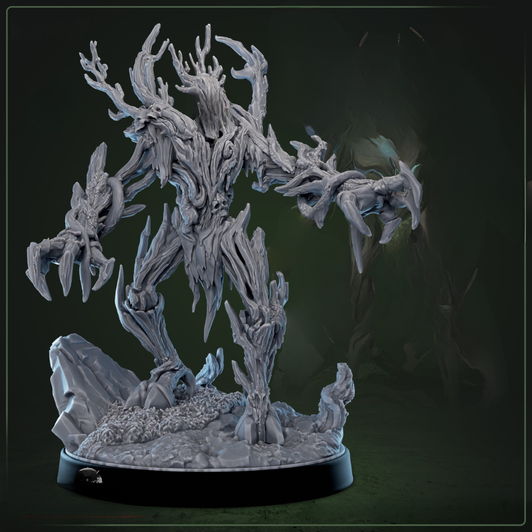 Deeproot Stalker 1 D&D miniatuur - sinistere boomachtige ent uit The Whisperwoods collectie, hoogdetail resin DND miniaturen voor fantasy tabletop RPG hinderlagen. Quest & Craft
