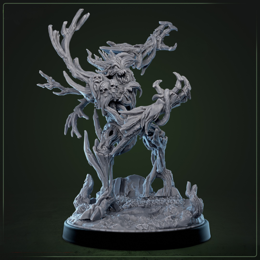Deeproot Stalker 3 - Quest & Craft -resin miniatuur - complete hinderlaaglegger uit The Whisperwoods met duistere texturen, Nederlandse kwaliteit miniaturen nederland voor tabletop gaming
