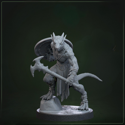 Drakkling Scout 1 D&D miniatuur - sluwe drakkling scout uit Drakklings of Dragons Keep warband, hoogdetail resin DND miniaturen voor fantasy tabletop RPG van Quest & Craft
