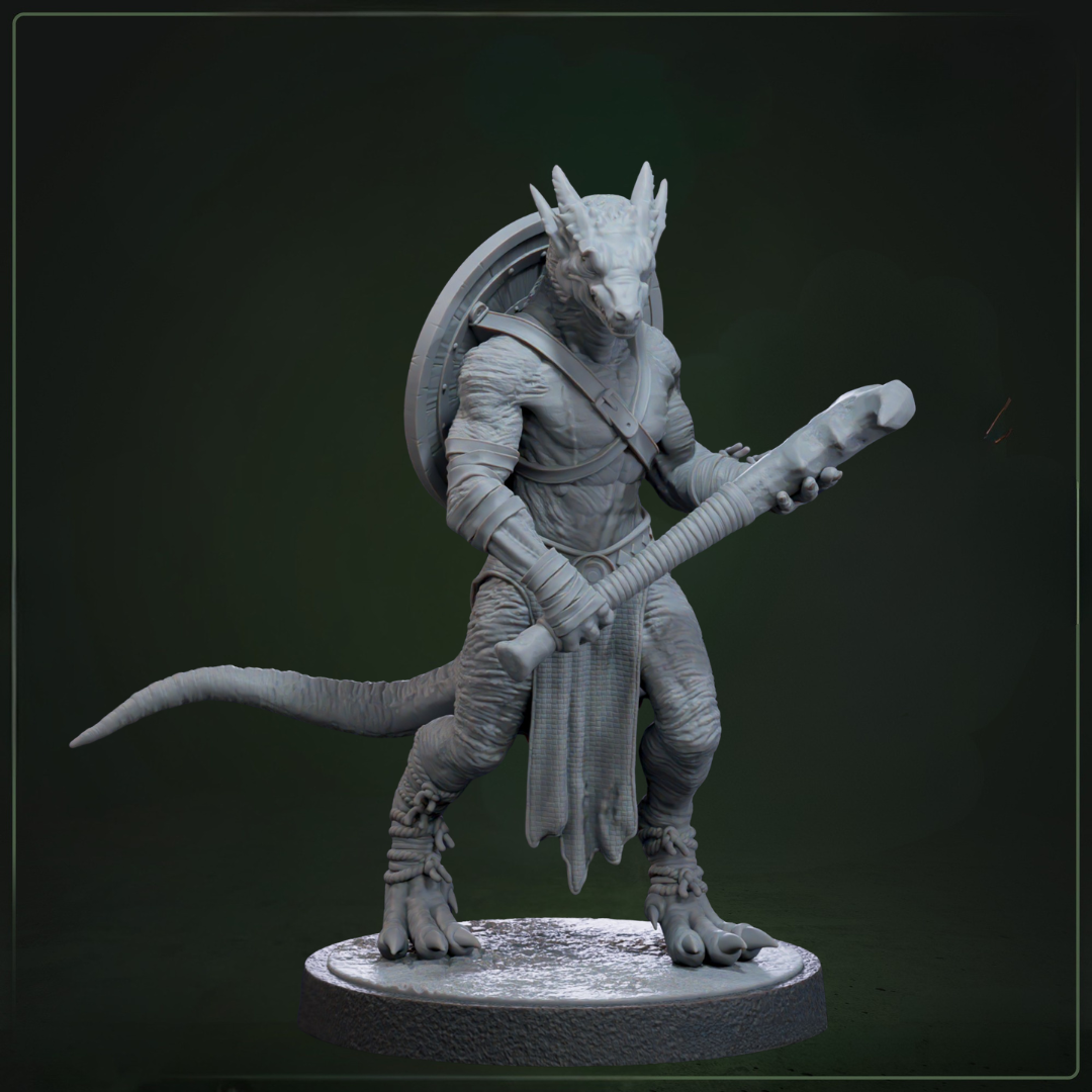 Drakkling Scout 5 D&D miniatuur - elite drakkling scout uit tactische warband set, fantasy miniaturen voor reconnaissance campaigns van Quest & Craft
