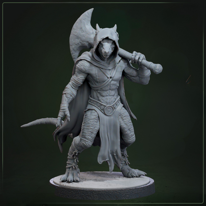 Drakkling Scout 8 Throq D&D miniatuur - drakkling leider uit complete scout warband, Nederlandse kwaliteit Quest & Craft miniaturen nederland voor stealth encounters
