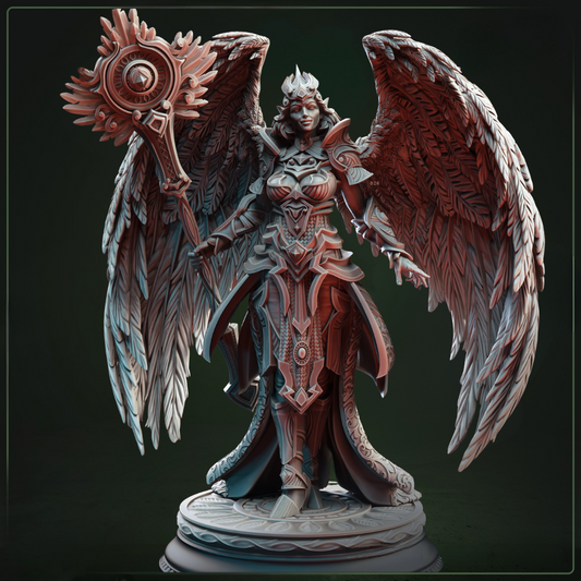 Elysia Maiden of Namneri D&D miniatuur - elegante mystieke maiden met natuurlijke magie uit Feet First Into Hell campagne, premium DND miniaturen fantasy karakter voor TTRPG roleplay uit Nederland bij Quest & Craft