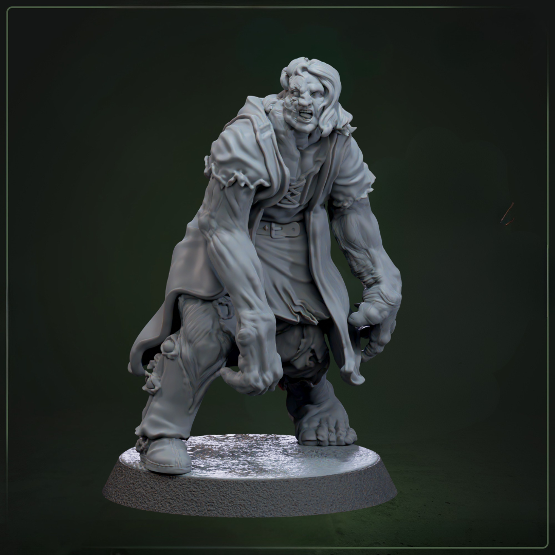 Fell Wanderer4 Warband Verdoemde Bosgeesten D&D miniaturen - angstaanjagende corrupted nature spirits met misty tendrils, premium DND miniaturen fantasy horror warband voor TTRPG campaigns uit Nederland bij Quest & Craft