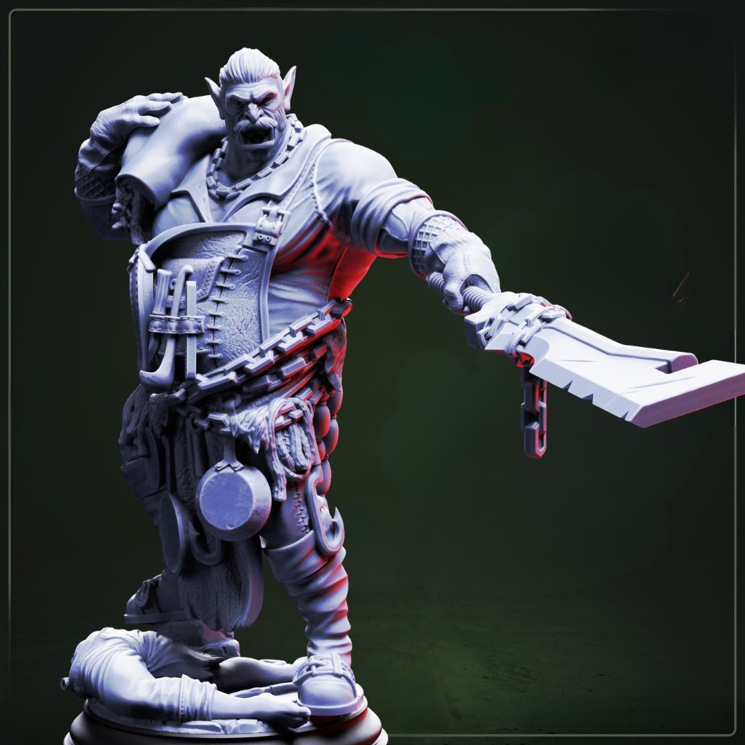Gunthrak Destraz The Oathless Paladin D&D miniatuur - gevallen paladin met dark armor uit Bloodstone Valley collectie, premium DND miniaturen fantasy anti-hero voor TTRPG campaigns uit Nederland bij Quest & Craft