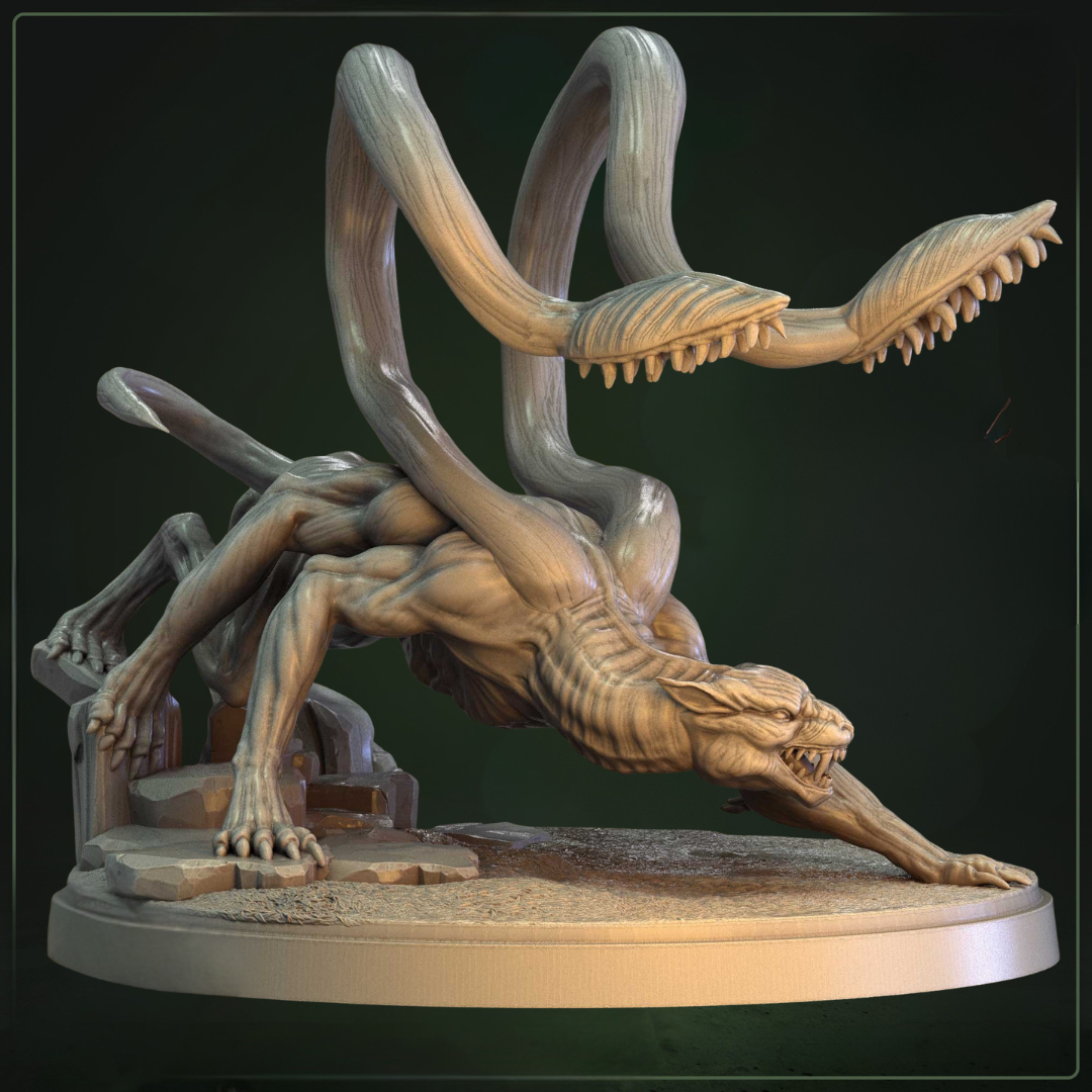 Phase Panther Miniatuur D&D miniatuur - mystieke teleporterende panter, hoogdetail resin DND miniaturen voor jungle fantasy tabletop RPG van Quest & Craft
