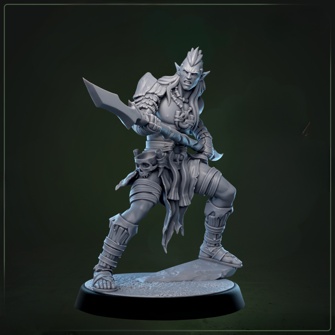 Whisperwood Guardians D&D miniatuur model 2 - mystieke bosbeschermer uit warband set, fantasy miniaturen voor heilige encounters bij Quest & Craft
