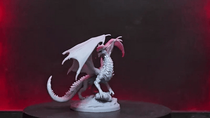 Ethyrion Young Storm Dragon D&D miniatuur - draaigif, alle zijden- elektrische storm dragon boss uit Solaris Drakkarum collectie, hoogdetail resin DND miniaturen voor fantasy tabletop RPG van Quest & Craft

